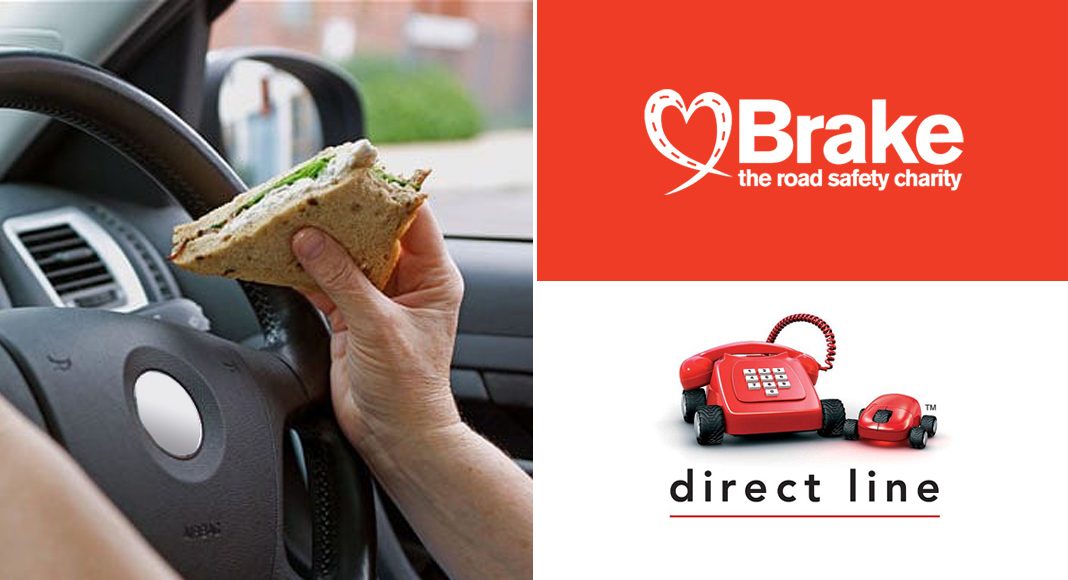 Is your food distracting you at the wheel? Brake issues warning to drivers