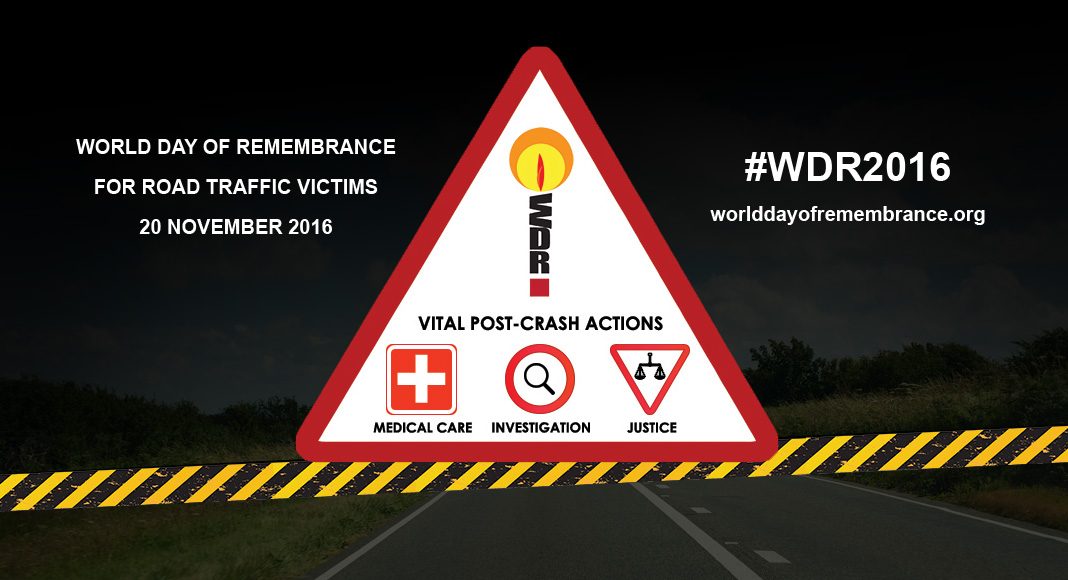 Remembering road traffic victims across the world on November 20