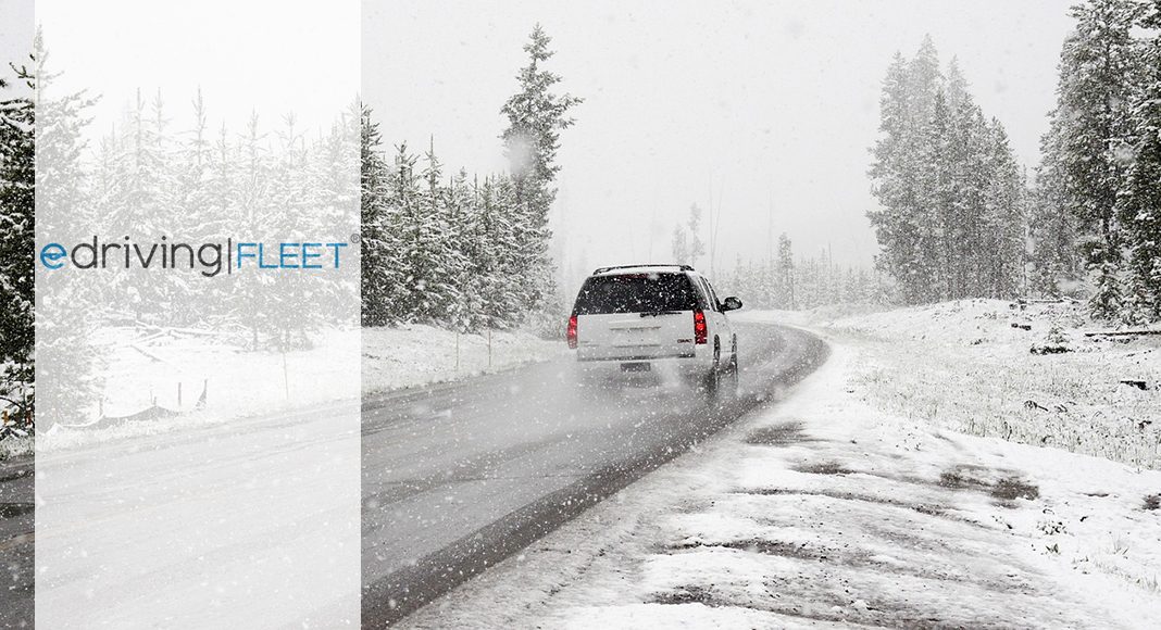 Safe driving in bad winter weather conditions