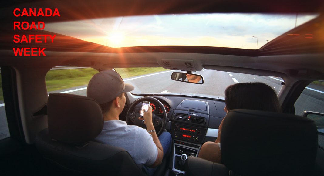 Canada Road Safety Week: Look out for distracted drivers