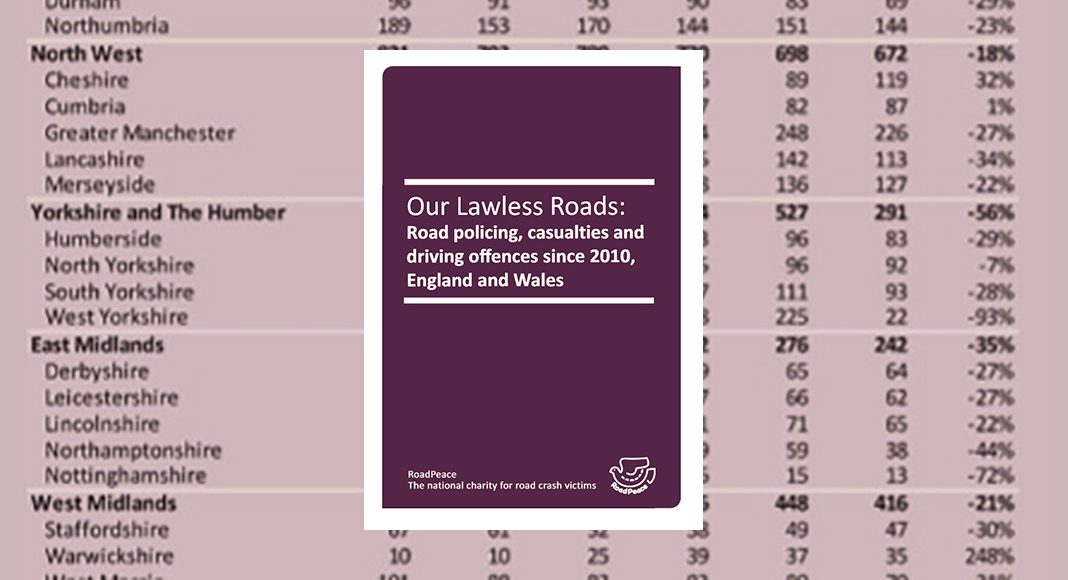 RoadPeace report links cuts in traffic policing to increase in vulnerable casualties