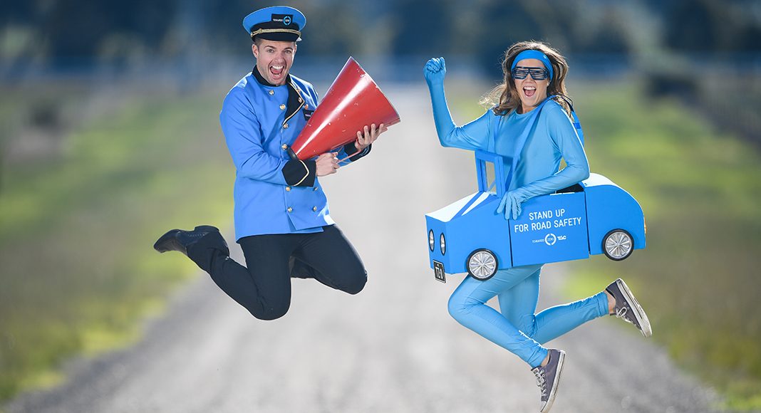 Transport Accident Commission TAC partners with comedy roadshow to ‘stand up for road safety’