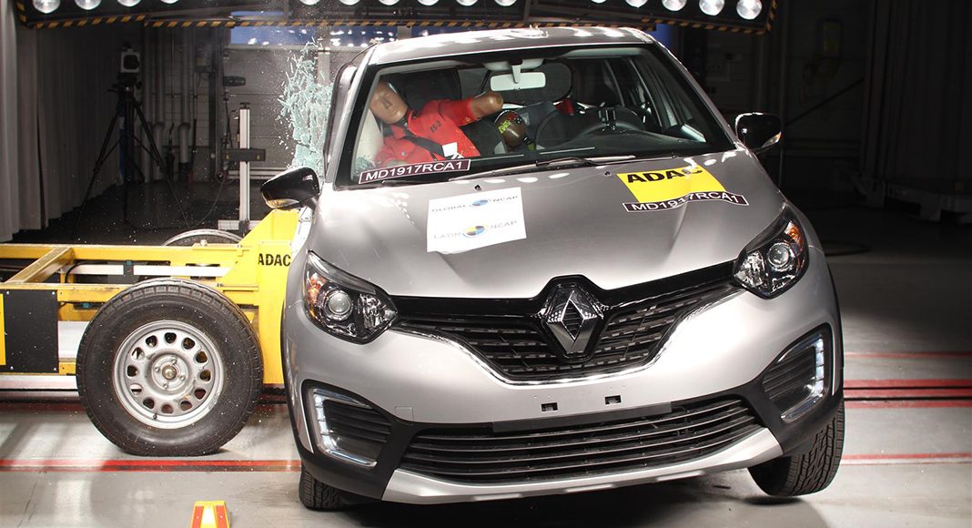 Latin NCAP awards Renault Captur four stars for adult occupant protection