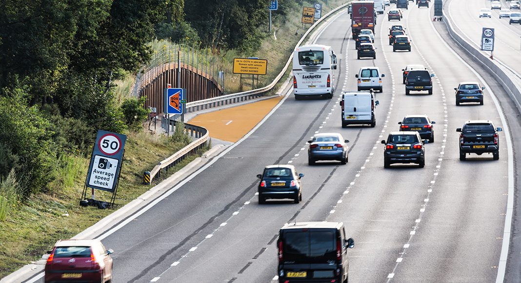 Highways England trials orange motorway emergency area