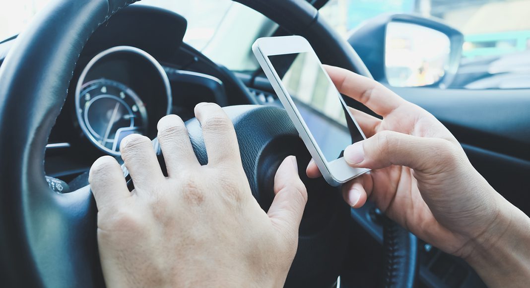 Causing a collision would not stop 40% of drivers from using phone