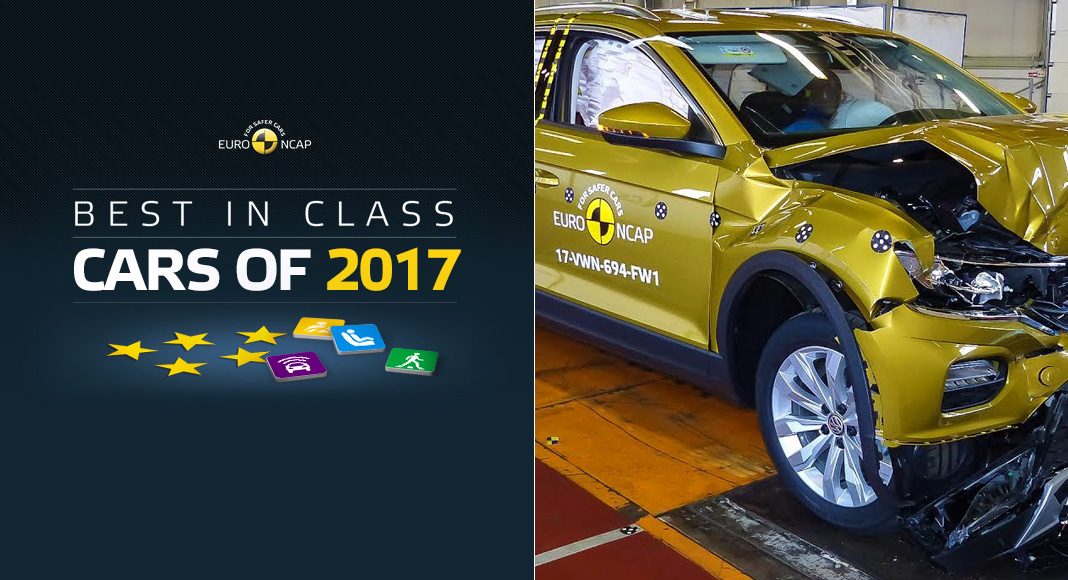 Euro NCAP names “Best in Class” cars of 2017
