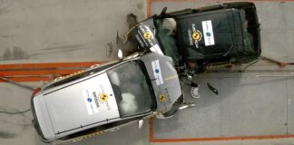 Global NCAP carried out crash tests of Ford Fiestas to mark 20th anniversary of EU crash testing