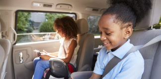 Currently under Florida law children must be five-years-old before they can be strapped into a seat in the standard way.