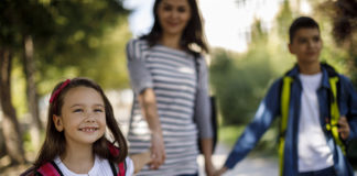 Coordinated by the National Center for Safe Routes to School, the event highlights the health benefits of walking to school and the need for safe places for students to walk and bike to school.