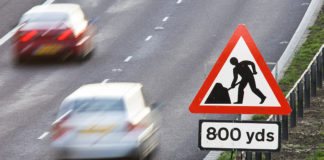 Latest data shows road workers have reported around 6,500 incidents over three years of drivers going through cones and into roadworks sites, an average of 175 a month.