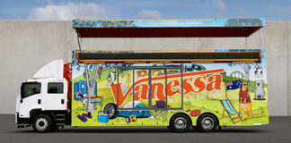 The Transport Accident Commission’s “Big V” bus will travel to coastal locations this summer as part of its Vanessa program, which aims to teach the current generation of young drivers how they can keep themselves and their friends safe on the roads.