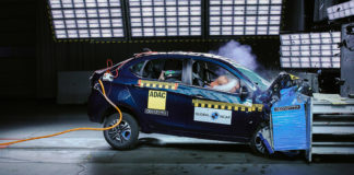 The Tata Tigor EV was assessed in its most basic safety specification, fitted with two airbags as standard. Global NCAP said further improvement could be made to the Tigor rating by equipping the model with standard fitment of Electronic Stability Control (ESC), side impact protection, three point belts in all seating positions and ISOFIX connectors.