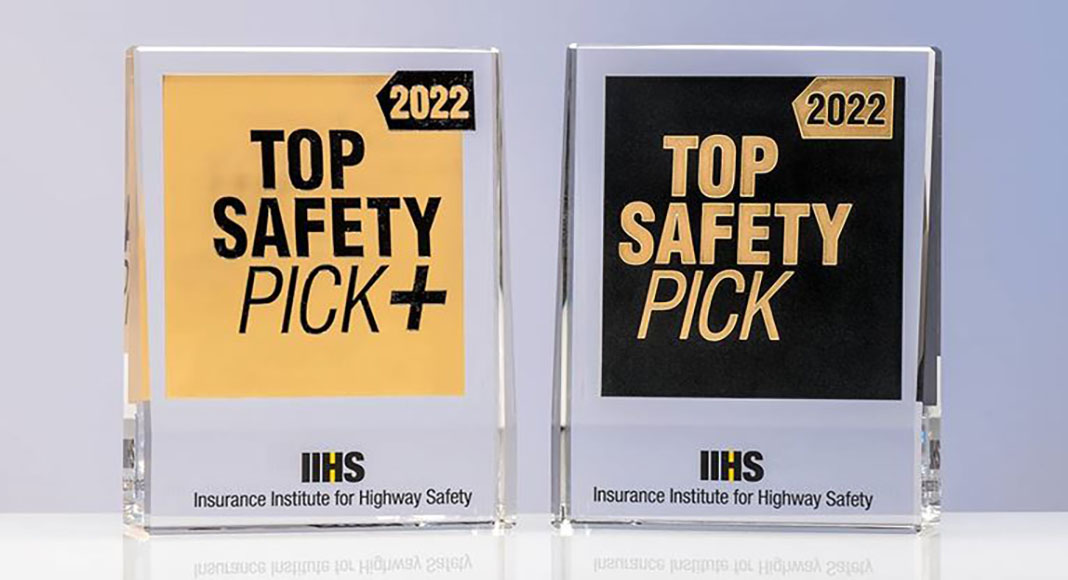 A total of 65 models have earned the 2022 TOP SAFETY PICK+ award and another 36 models have been awarded the lower-tier TOP SAFETY PICK accolade.