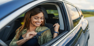 Federal standards specify that seat belt reminders must include an audible signal that lasts for 4-8 seconds total and a visual alert that lasts at least 60 seconds whenever the driver’s seat belt is unbuckled.