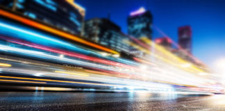 During the pilot on a rural road in Maryland, average speeds fell by nine percent and the odds that a vehicle on the road was speeding dropped by three-quarters. The effects largely faded once the measures were discontinued.