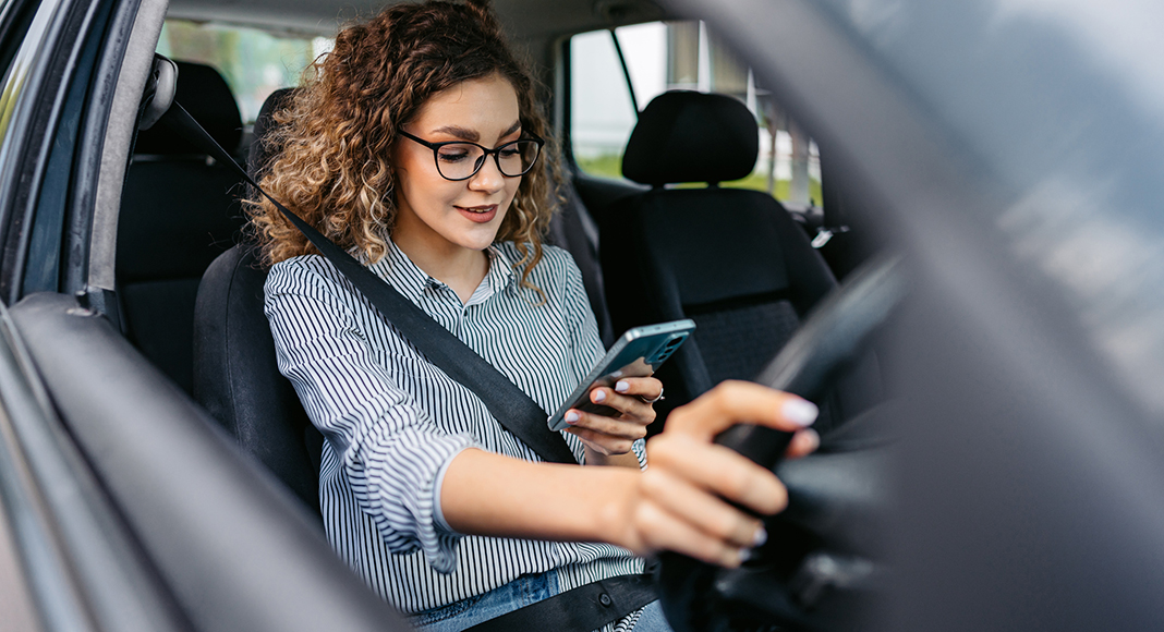 Young drivers urged to turn on Do Not Disturb feature on their phones to avoid distractions behind the wheel A survey by the AA Research Foundation in New Zealand found one in four young drivers admit to scrolling social media while driving and more than half texting or messaging.