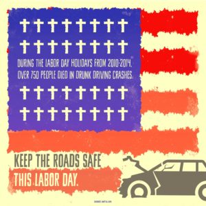 Drive Sober or Get Pulled Over Campaign reveals infographic ahead of Labor Day Weekend