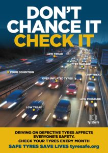 Today is the first day of Tyre Safe Month