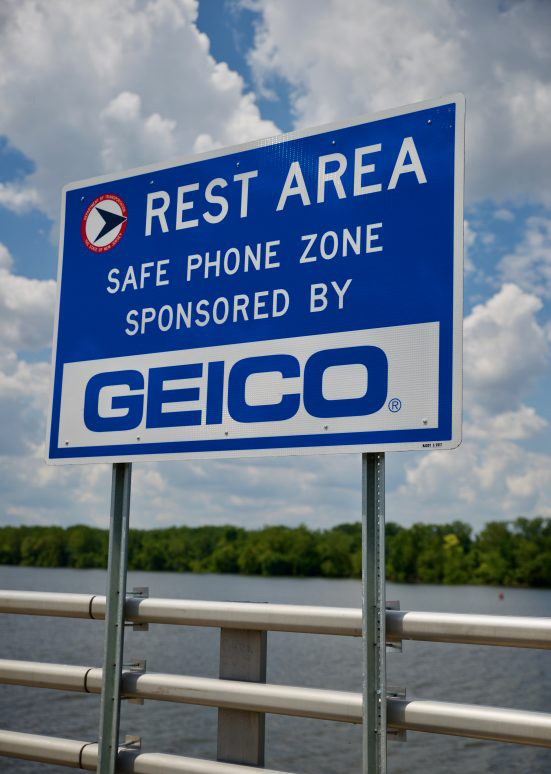 New Jersey rest areas rebranded as “Safe Phone Zones”